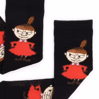 Nordic Buddies Little My Planning Tricks Women's Socks - Black