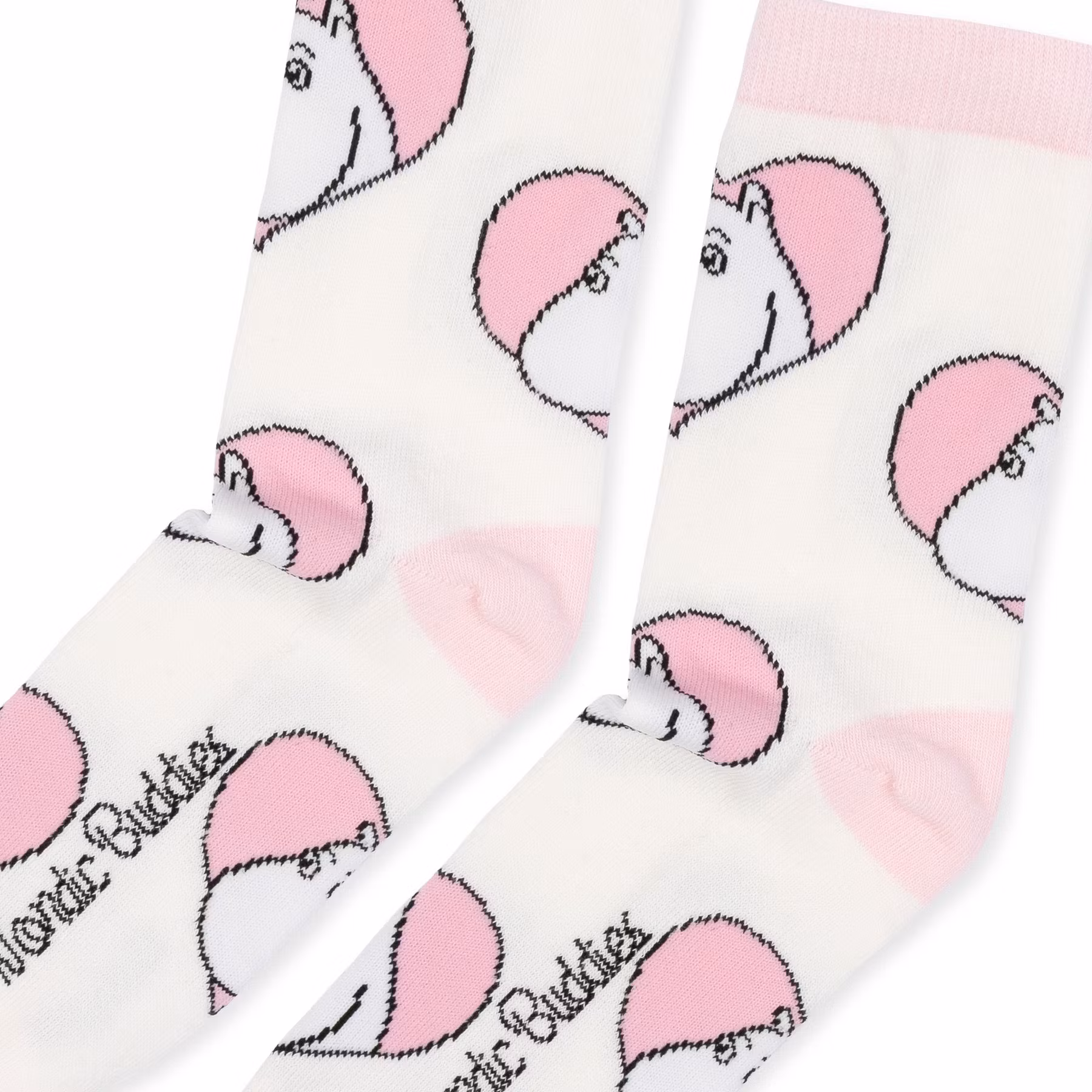 Nordic Buddies Moomintroll Love Women's Socks - White & Pink