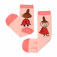 Nordic Buddies Little My's Butt Women’s Socks - Pink and Red
