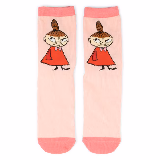 Nordic Buddies Little My's Butt Women’s Socks - Pink and Red