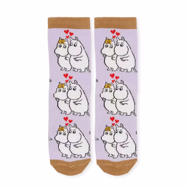 Nordic Buddies Moomin In Love Women's Socks - Lilac