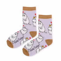 Nordic Buddies Moomin In Love Women's Socks - Lilac