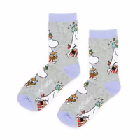 Nordic Buddies Moominmamma Errands Women's Socks - Grey