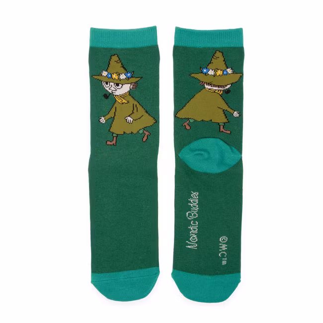 Nordic Buddies Snufkin Butt Women's Socks - Green