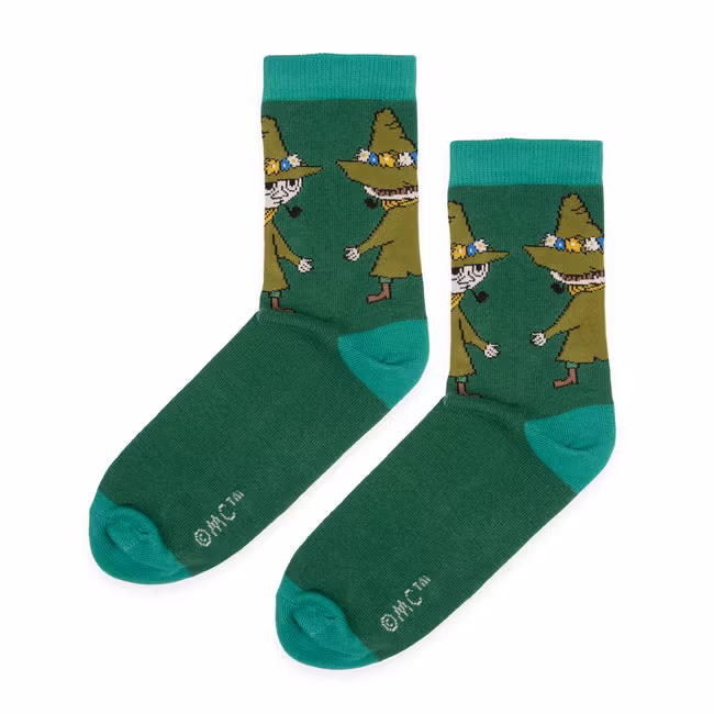 Nordic Buddies Snufkin Butt Women's Socks - Green