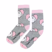 Nordic Buddies Moomintroll Love Women's Socks - Grey & Pink
