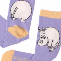 Nordic Buddies Moomintrolls Butt Women's Socks - Lilac and Peach