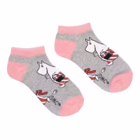 Nordic Buddies Moominmamma Women’s Ankle Socks - Grey and Pink