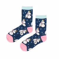 Nordic Buddies Snorkmaiden Winter Women's Socks - Blue