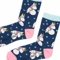 Nordic Buddies Snorkmaiden Winter Women's Socks - Blue