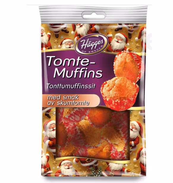 Hägges Skumtomte Marshmallow Santa Muffins - 200 grams
