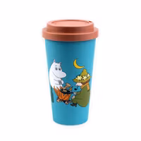 Nordic Buddies Moomintroll and Snufkin Camping Take Away Mug - 450 ml