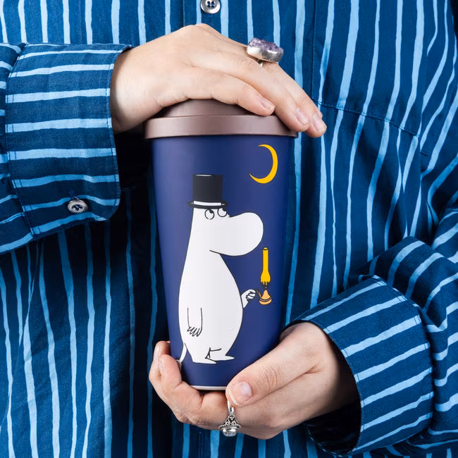 Nordic Buddies Moominpappa Candle Light Take Away Mug - 450 ml