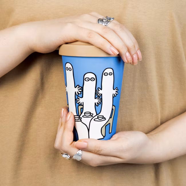 Nordic Buddies Hattifatteners Tea Party Take Away Mug - 450 ml