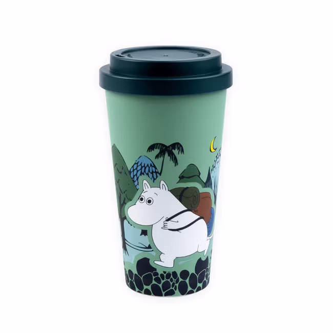 Nordic Buddies Moomintroll Adventuring Take Away Mug - 450 ml