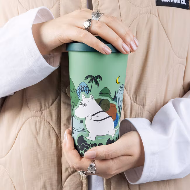 Nordic Buddies Moomintroll Adventuring Take Away Mug - 450 ml