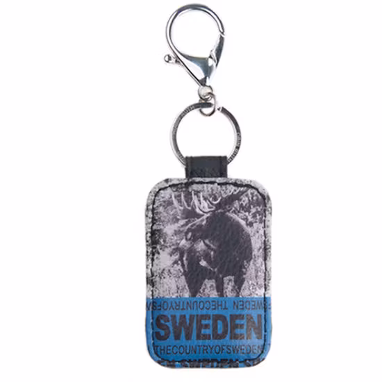 Robin Ruth Leatherette Key Holder - Sweden Moose