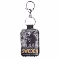 Robin Ruth Leatherette Key Holder - Sweden Moose