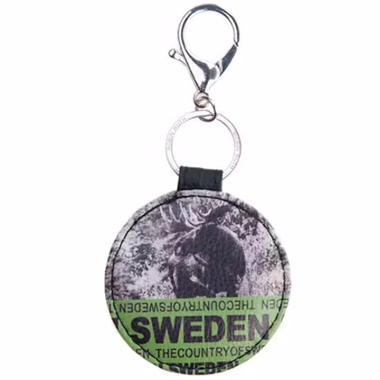 Robin Ruth Leatherette Key Holder - Sweden Moose