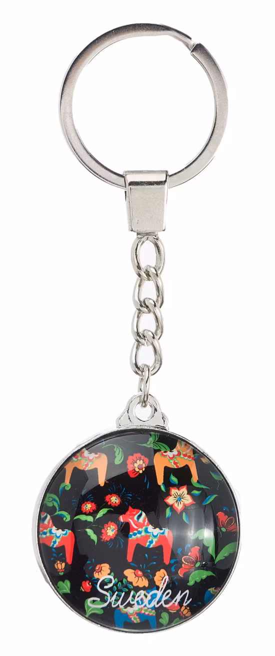 Robin Ruth Round Glass Key Holder - Dalahorse
