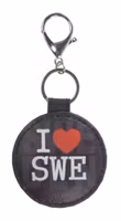 Robin Ruth leatherette Key Holder - I Love Sweden