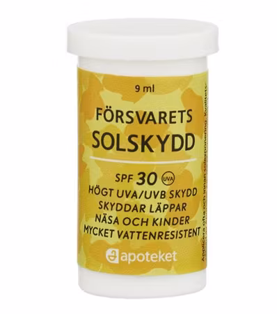 Forsvarets Hudsalva SPF 30 - 9 ml