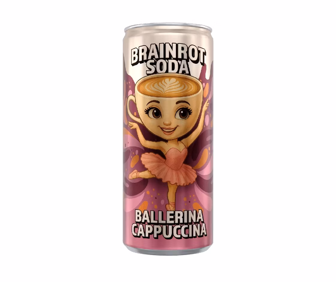 Brainrot Soda Ballerina Cappuccina - 250ml