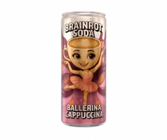 Brainrot Soda Ballerina Cappuccina - 250ml