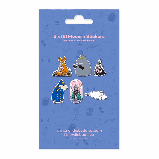 Nordic Buddies Sticker Combo Moomin Life in the Valley (6pcs)