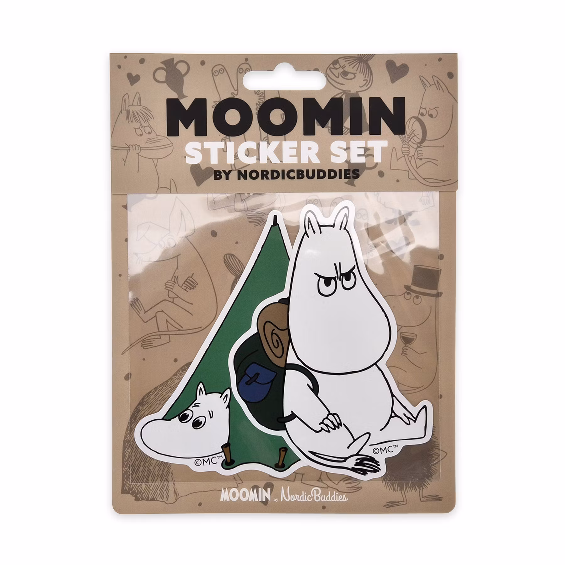 Nordic Buddies Moomintroll Adventure XL-Sticker Combo