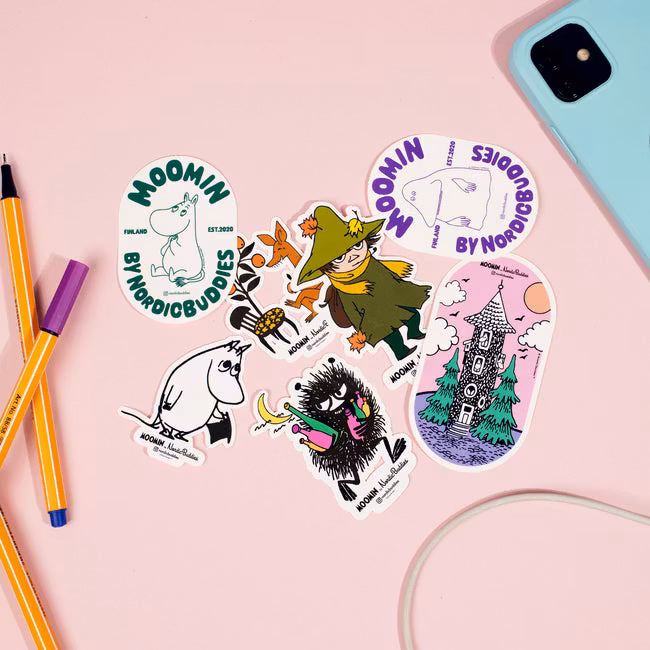 Nordic Buddies Moomin Sticker Combo #2