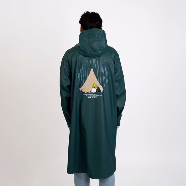 Nordic Buddies Moomin Adventure Rain Jacket - Green