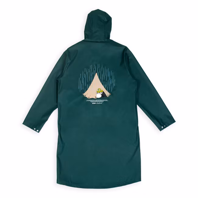 Nordic Buddies Moomin Adventure Rain Jacket - Green