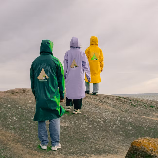 Nordic Buddies Moomin Adventure Rain Jacket - Green