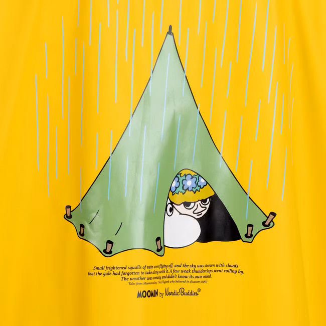Nordic Buddies Mumin Abenteuer Regenjacke - Gelb