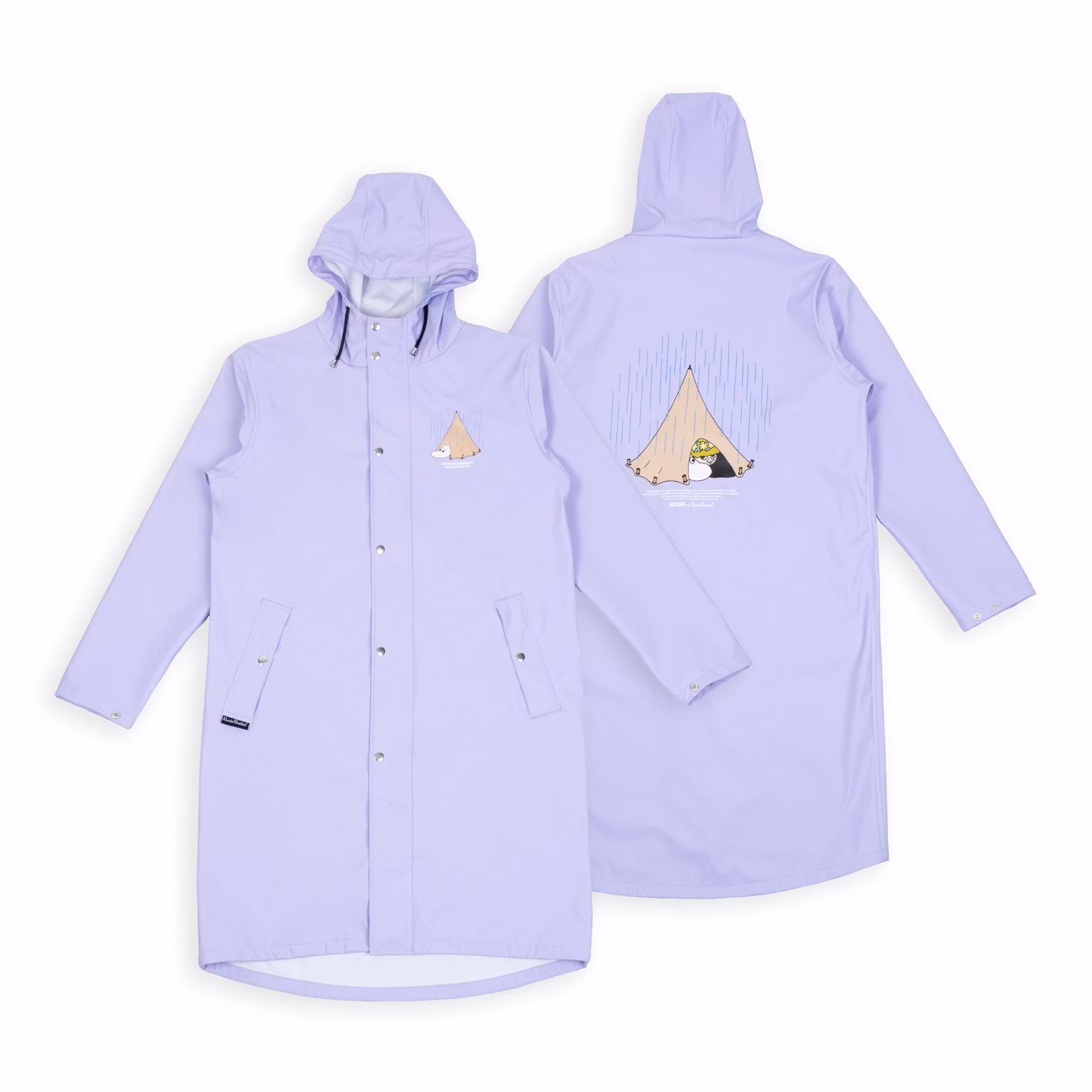 Nordic Buddies Mumin Abenteuer Regenjacke - Lila