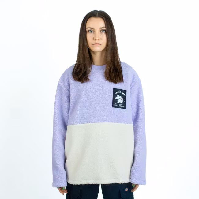 NordicBuddies Moomintroll Adventure Fleece - Lilac/White