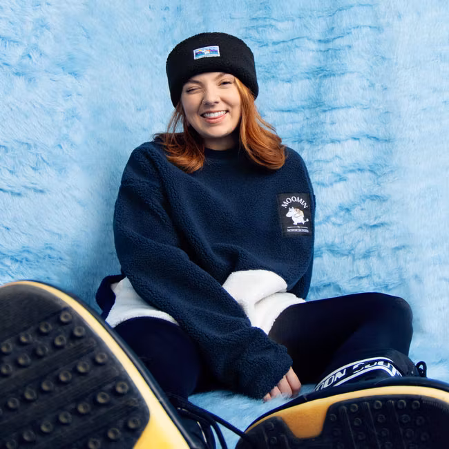 NordicBuddies Moomintroll Adventure Fleece - Navy/White