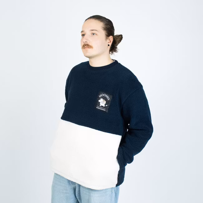 NordicBuddies Moomintroll Adventure Fleece - Navy/White
