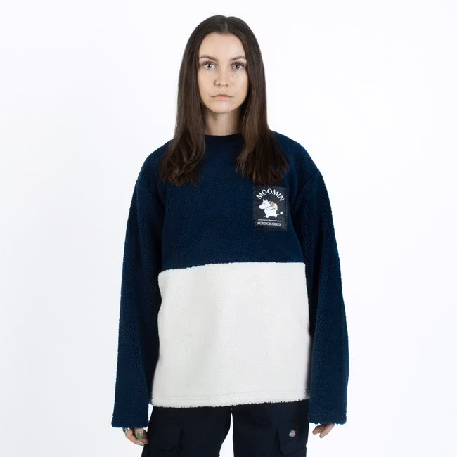 NordicBuddies Moomintroll Adventure Fleece - Navy/White