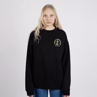 NordicBuddies Snufkin Fishing Crewneck College Unisex - Black