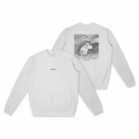 NordicBuddies Crewneck College Moomintroll - Offwhite