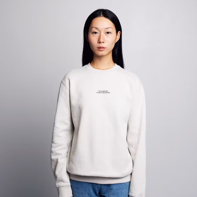 NordicBuddies Crewneck College Moomintroll - Offwhite
