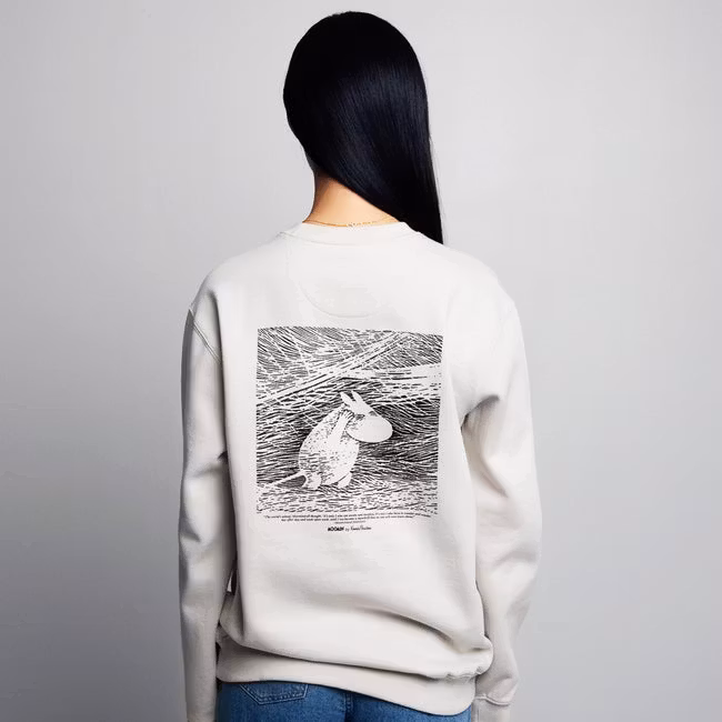 NordicBuddies Crewneck College Moomintroll - Offwhite
