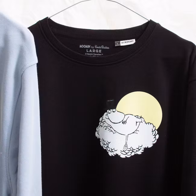 NordicBuddies Organic Premium College Moominpappa - Noir