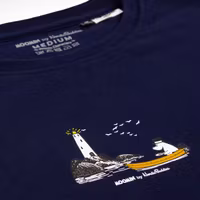 NordicBuddies Organic Premium College Moominpappa - Navy