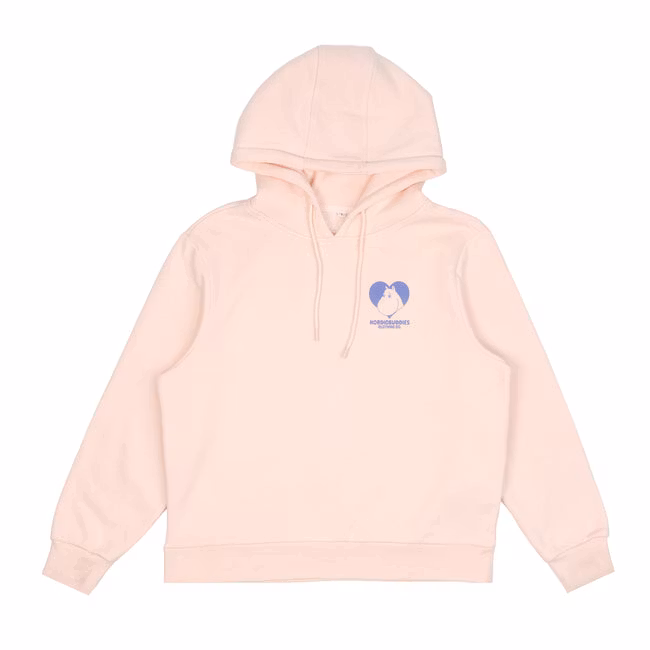 Sweat à capuche NordicBuddies Moomin Love pour femme - Rose