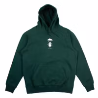 NordicBuddies Premium Cotton Hoodie Snufkin - Dark Green