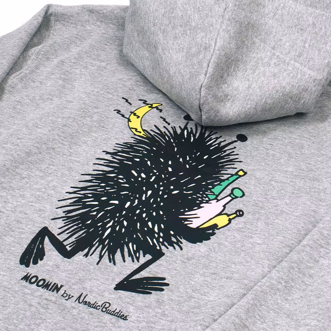 Bluza z kapturem NordicBuddies Premium Cotton Stinky - Szara