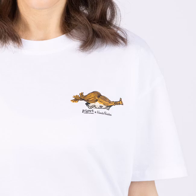 NordicBuddies Pippi And The Bang T-Shirt, White